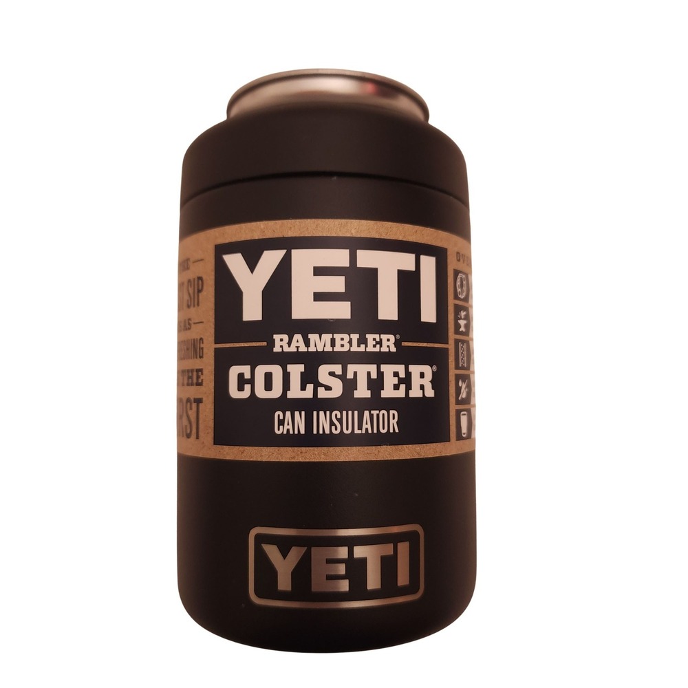 YETI Rambler‎ Colster Can Insulator Black 12 oz Drink Holder